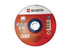 DISCO DESBASTE WURTH ACERO 115 X 6.0  (BOX 100)